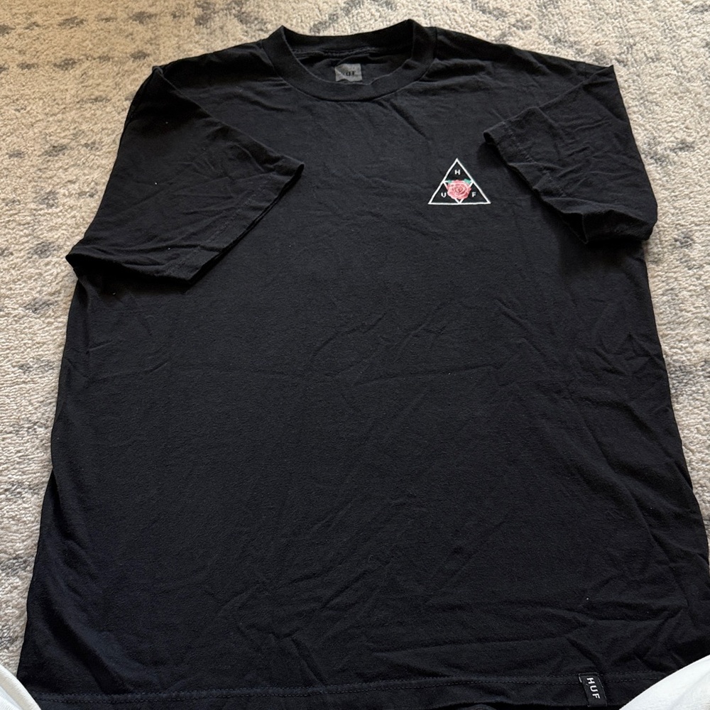 HUF Black Graphic T-Shirt